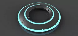 Identity disk from movie Tron Legacy 3d model
