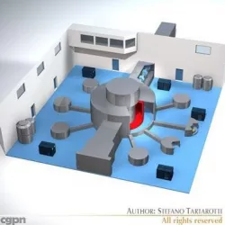 Isis neutron accelerator 3d model