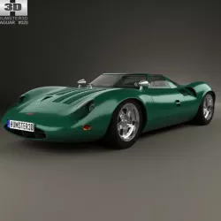Jaguar XJ13 1966 3d model