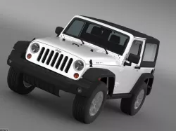 Jeep Wrangler Rubicon 2012 3d model