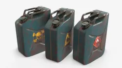 Jerrycan Asset 01 3d model