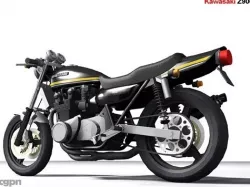 Kawasaki Z900 3d model