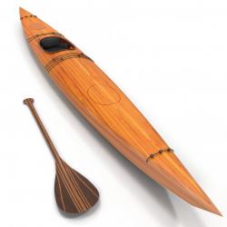 Kayak With Paddle 3d Models 【 Stlfinder