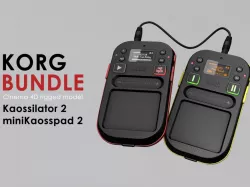 KORG Kaossilator 2 & miniKaosspad 2 (rigged) 3d model