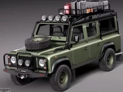 Land Rover Defender Expedition 3d model