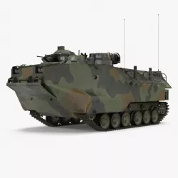 Landing Tracked Vehicle AAV-P7 3d model