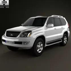 Lexus GX (J120) 2009 3d model