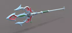 Lightscale trident from the game Legend of Zelda 3d model