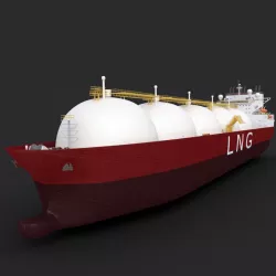 LNG Carrier 3d model