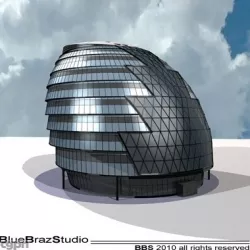 London City Hall 3d model