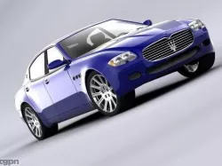 Maserati Quattroporte 2004 3d model