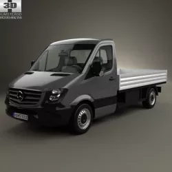 Mercedes-Benz Sprinter Drop Side Single Cab 2013 3d model