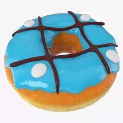 Mint Donut 3d model