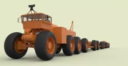 Morrow project Overland train 3d model