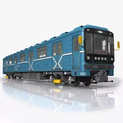 Moscow Metro Train 3d model