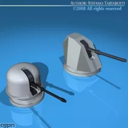Navy guns 3d model
