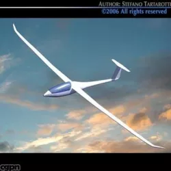 Nimbus glider 3d model