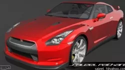 Nissan GTR 2009 3d model