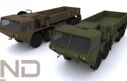 Oshkosh Hemmt M977 Truck 3d model