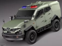 Oshkosh Sand Cat 3d model