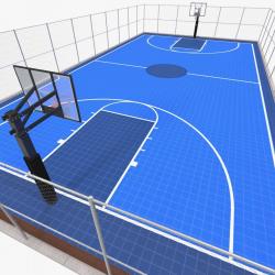 Outdoor Basketball Court 3d models 【 STLFinder