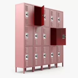 Personal Lockers 3d model