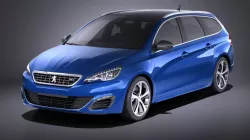 Peugeot 308 GT SW 2017 VRAY 3d model