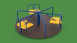 Playground carousel 3d model
