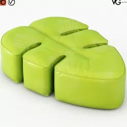 Pouf Philo 3d model