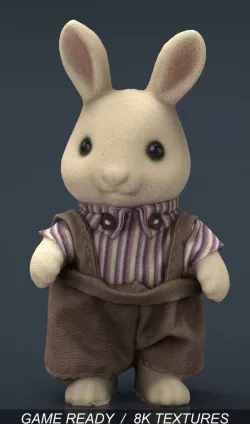 Rabbit Father 3d model