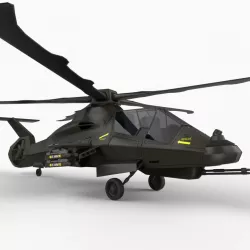 RAH-66 Comanche Helicopter 3d model