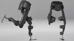 Rehabilitation Exoskeleton Indego Rigged 3d model