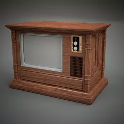 Retro TV 3d model