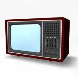 Retro TV 3d model