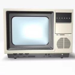 Retro TV 3d model