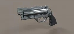 Revolver from movie R.I.P.D 3d model