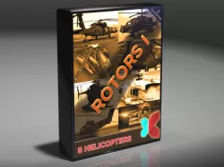 Rotors I - 8 Helicopter Collection 3d model