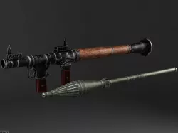 RPG-7 Bazooka 3d model
