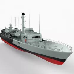 Russian OSA-II Class 3d model