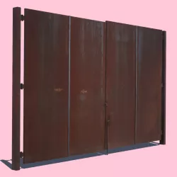 Rusty Metal Door 3d model