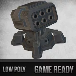 Sam Site Turret 3d model