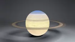 Saturn 4k Globe 3d model