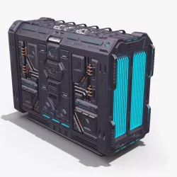 Sci Fi Generator 3d model