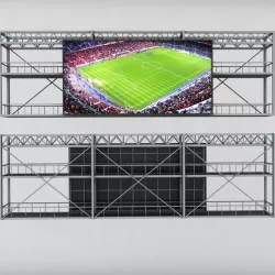 Scoreboard stadium tv led screen 3d model
