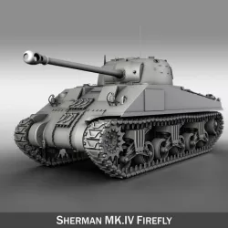 Sherman MK.VC Firefly 3d model