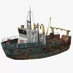 Ship 3d model