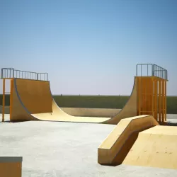 Skatepark Outdoor 3d model