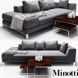 Sofa Minotti HAMILTON ISLANDS 3d model