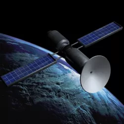 Space module satellite 3d model