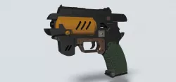 Spacer's choice Light pistol from the game The Outer Worlds 3d model